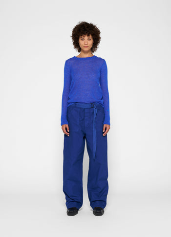 tee thin knit | electric blue