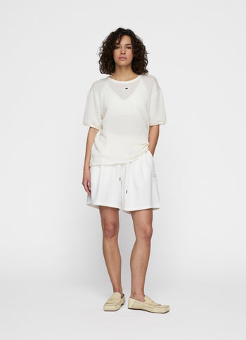 tee mesh | ecru