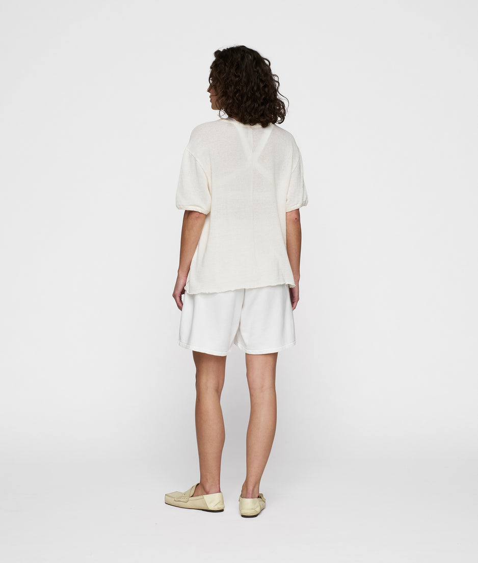 tee mesh | ecru