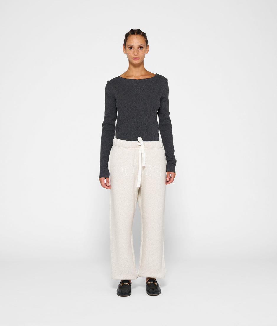 soft rib boatneck tee | antra melee