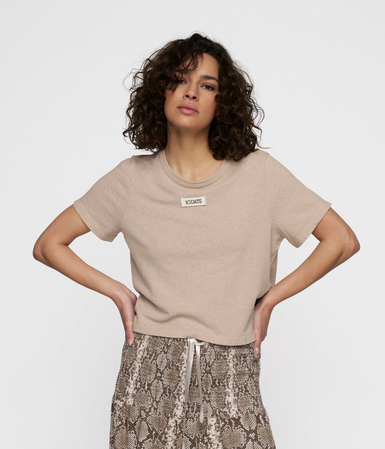petite tee linen | rope
