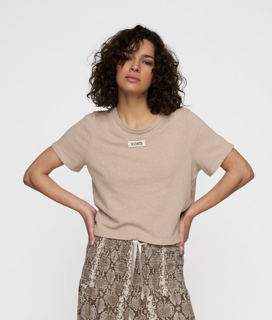 petite tee linen | rope