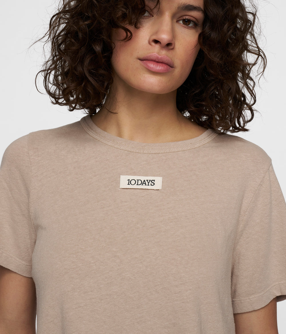 petite tee linen | rope