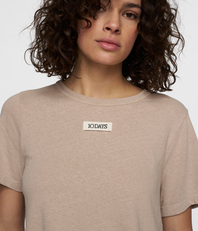 petite tee linen | rope