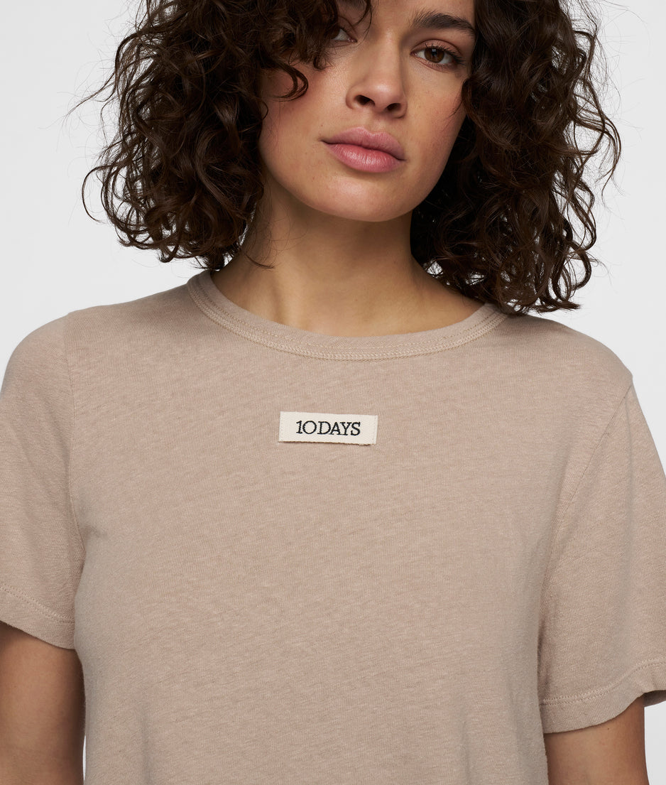 petite tee linen | rope