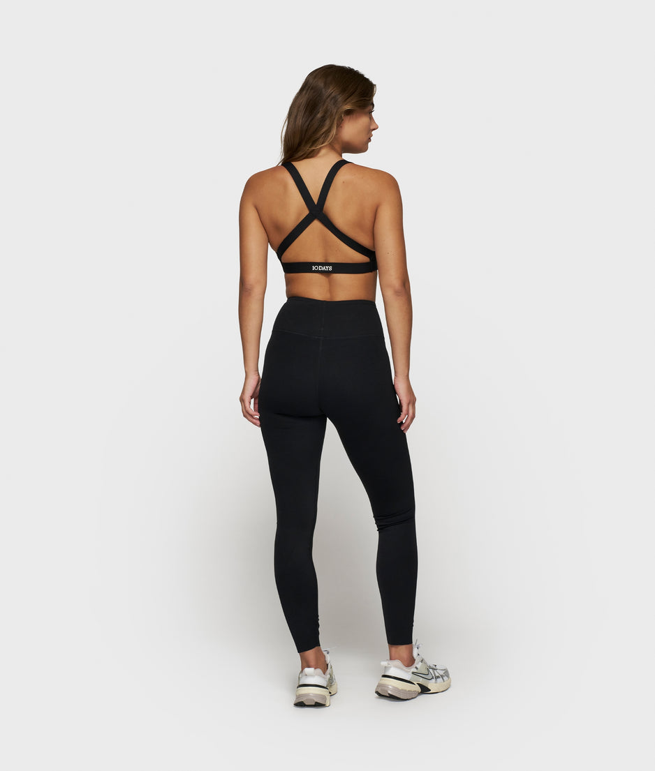 sporty bra | black