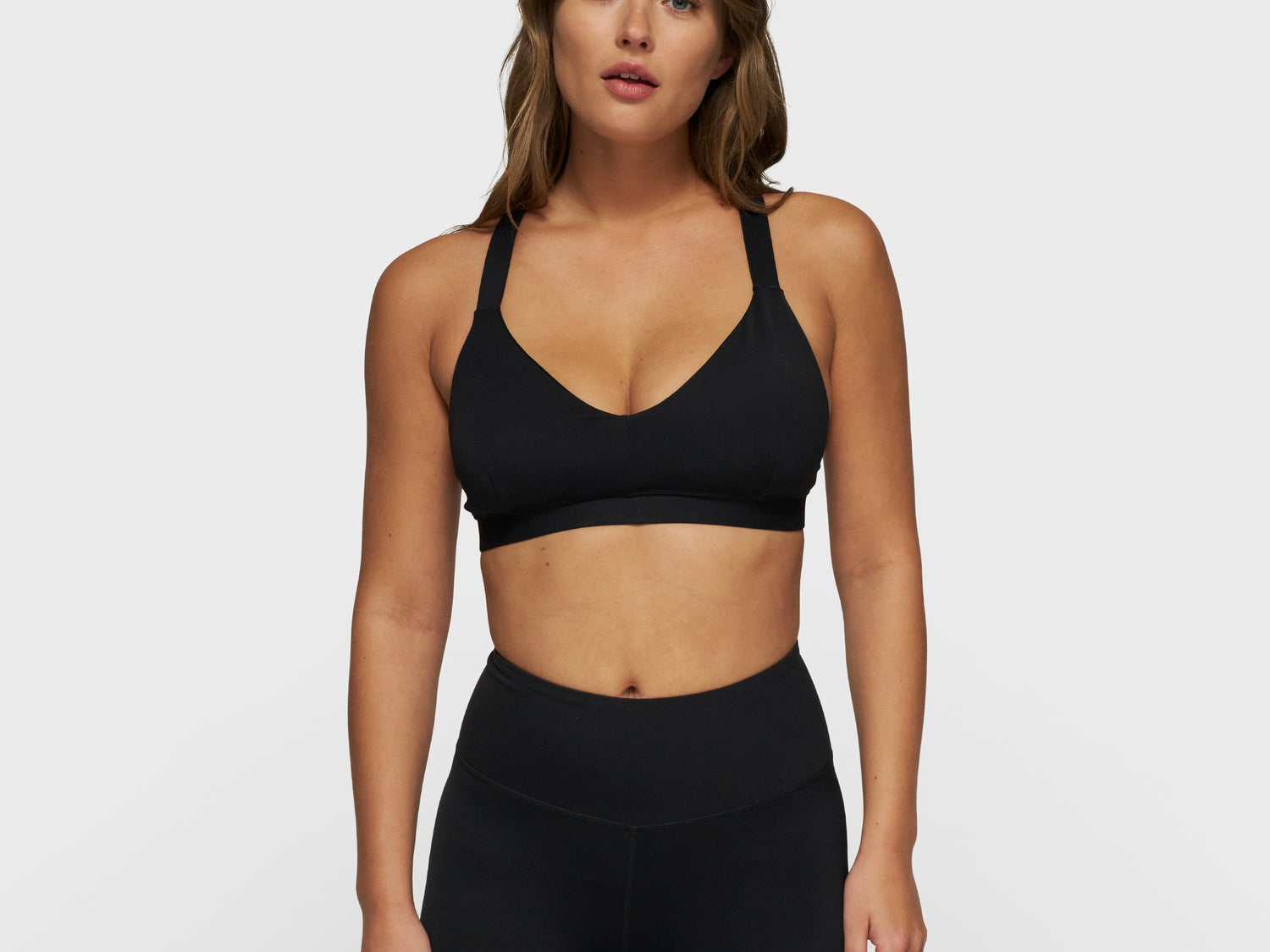 sporty bra | black