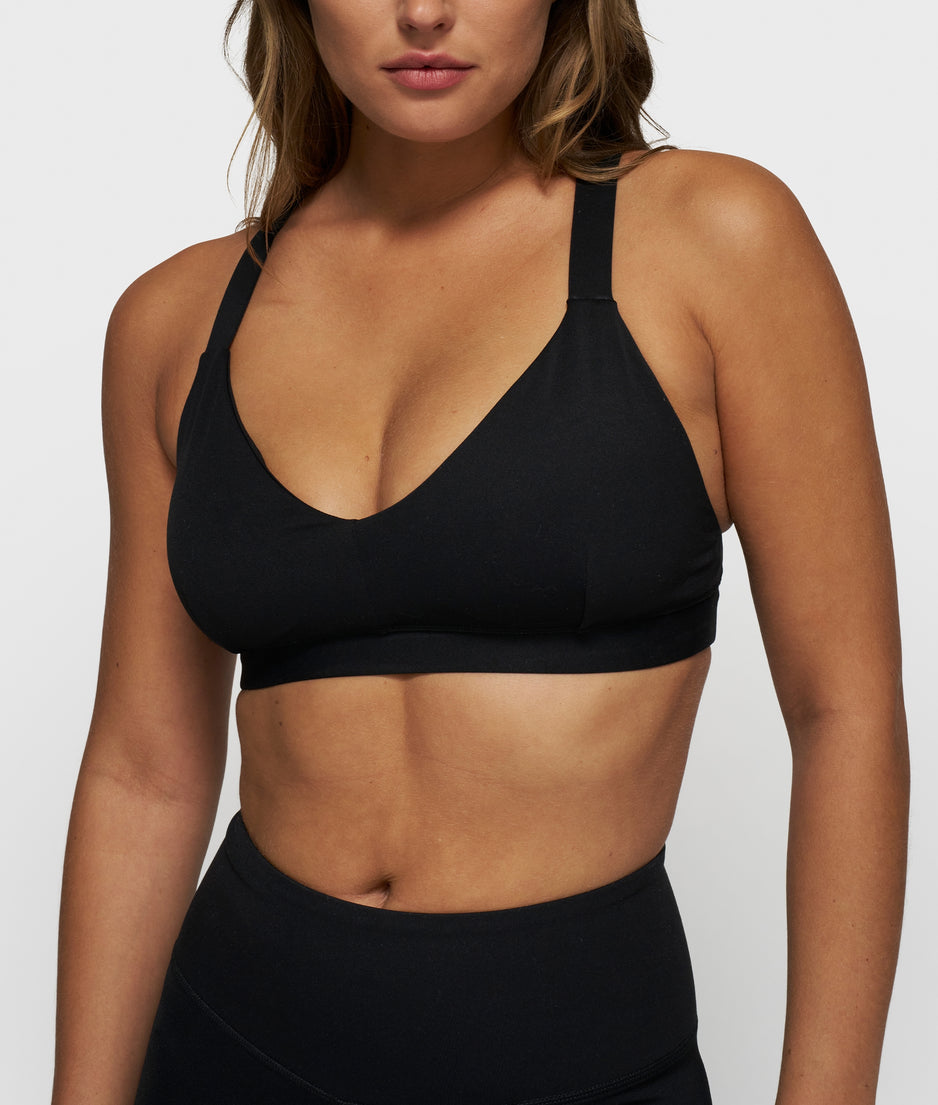 sporty bra | black