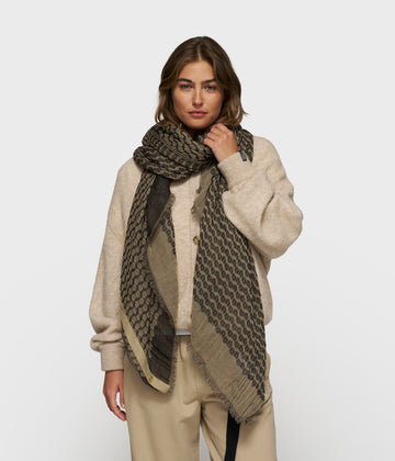 scarf ikat | earth