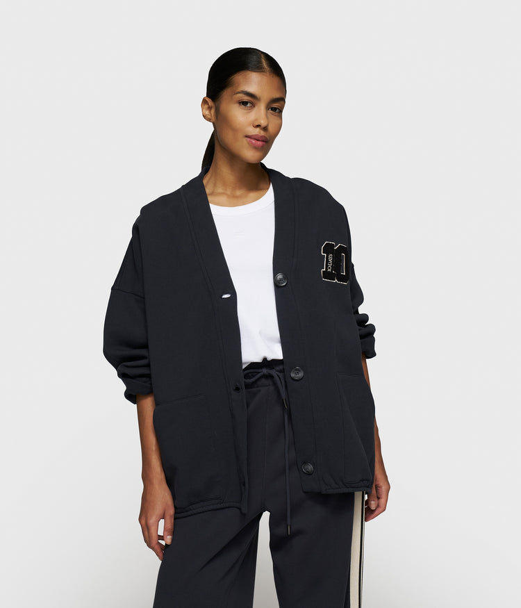 baseball cardigan 10 | dark navy
