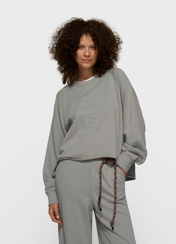 LA sweater curly 10 | light graphite