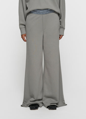 wide jogger | light graphite