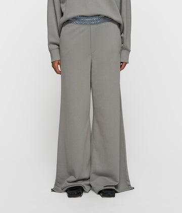 wide jogger | light graphite