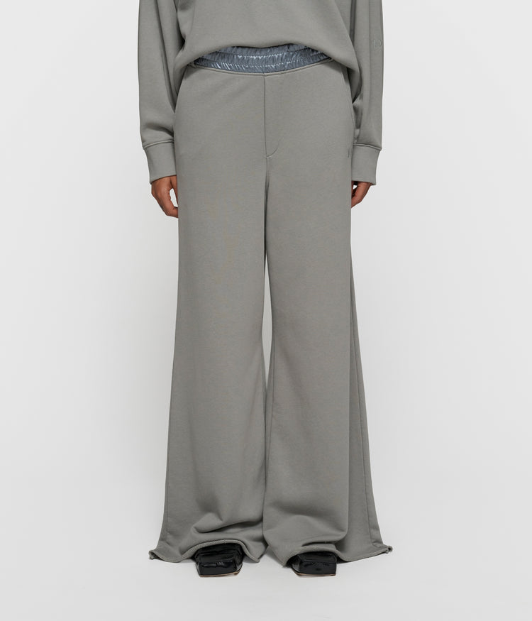 wide jogger | light graphite