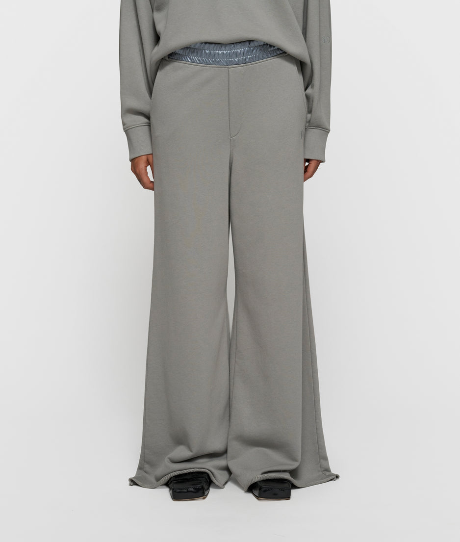 wide jogger | light graphite