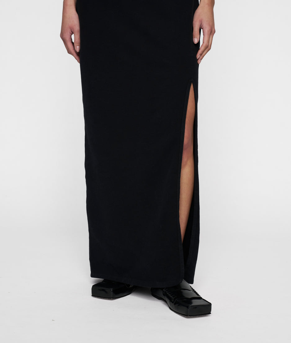 easy sleeveless maxi dress | black