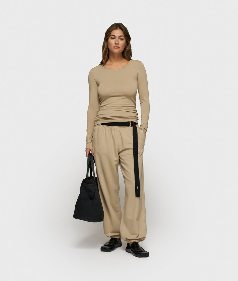 extra long sleeve tee modal | earth