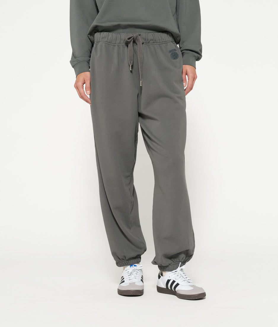 Bar jogger tape fleece | oil grey