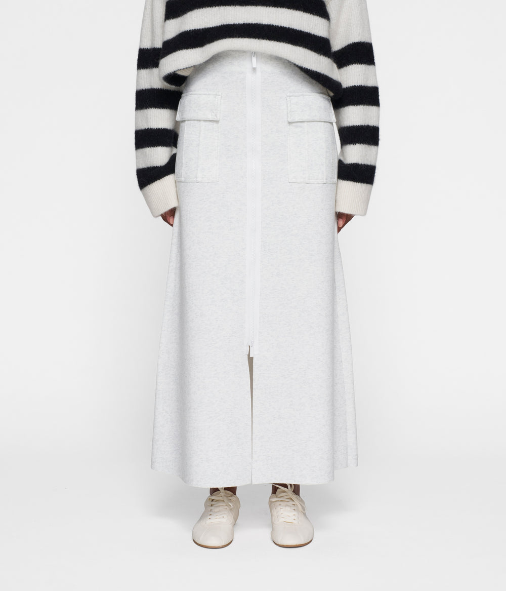 skirt neoprene | white melee