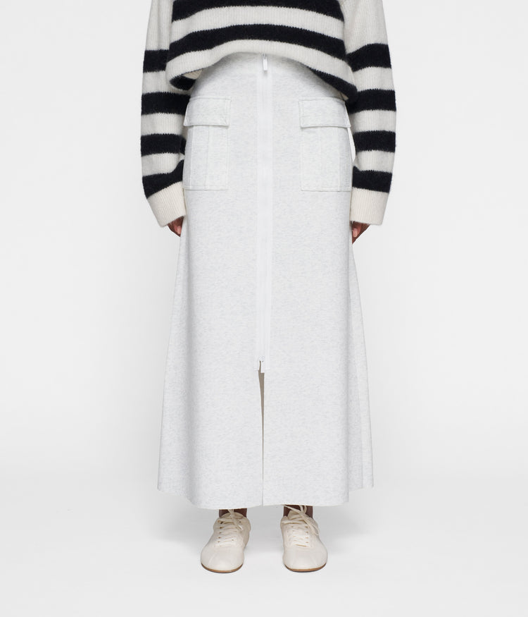 skirt neoprene | white melee