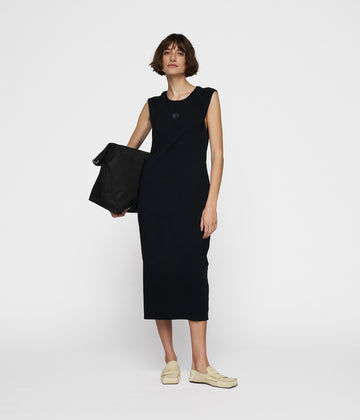 easy sleeveless dress | black