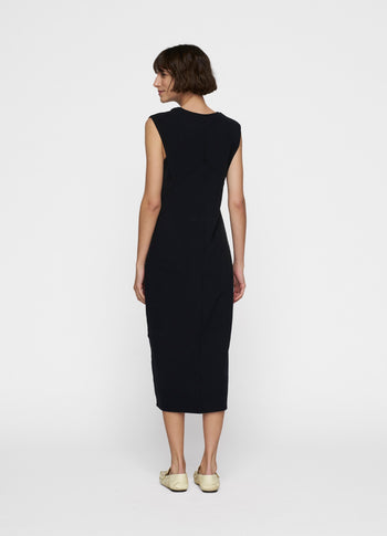 easy sleeveless dress | black