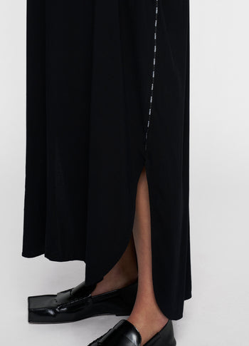 puffy dress | black