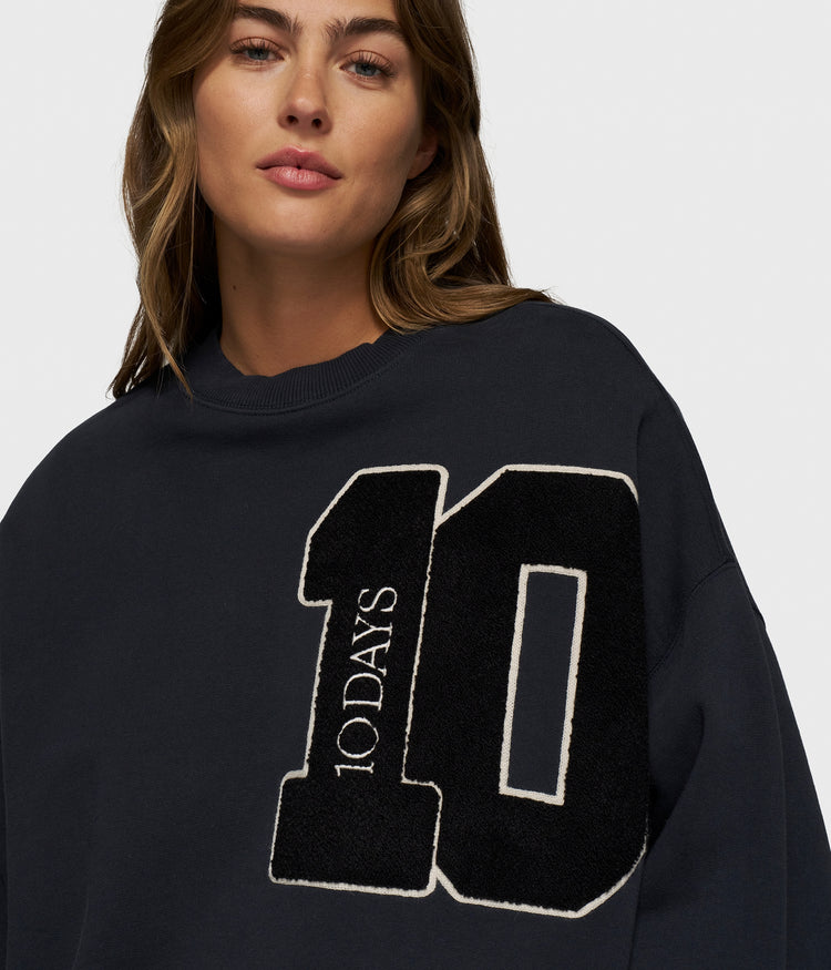 baseball sweater 10 | dark navy