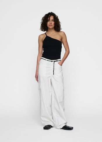 statement safari pants | ecru