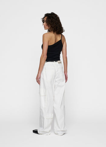 statement safari pants | ecru
