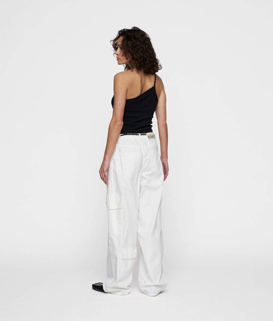 statement safari pants | ecru