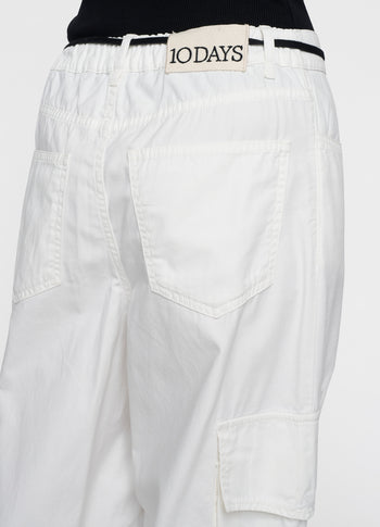 statement safari pants | ecru