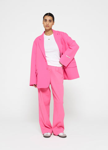 the power blazer | bright pink