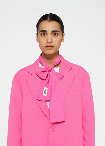 pussy bow | bright pink