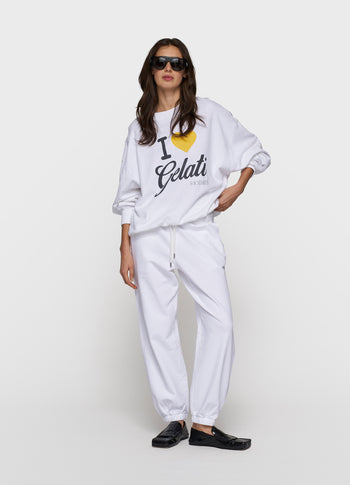 gelati sweater | white