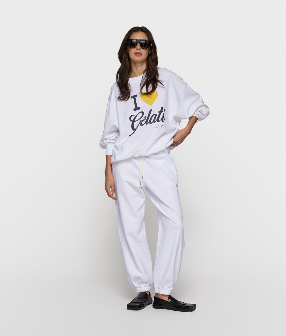 gelati sweater | white