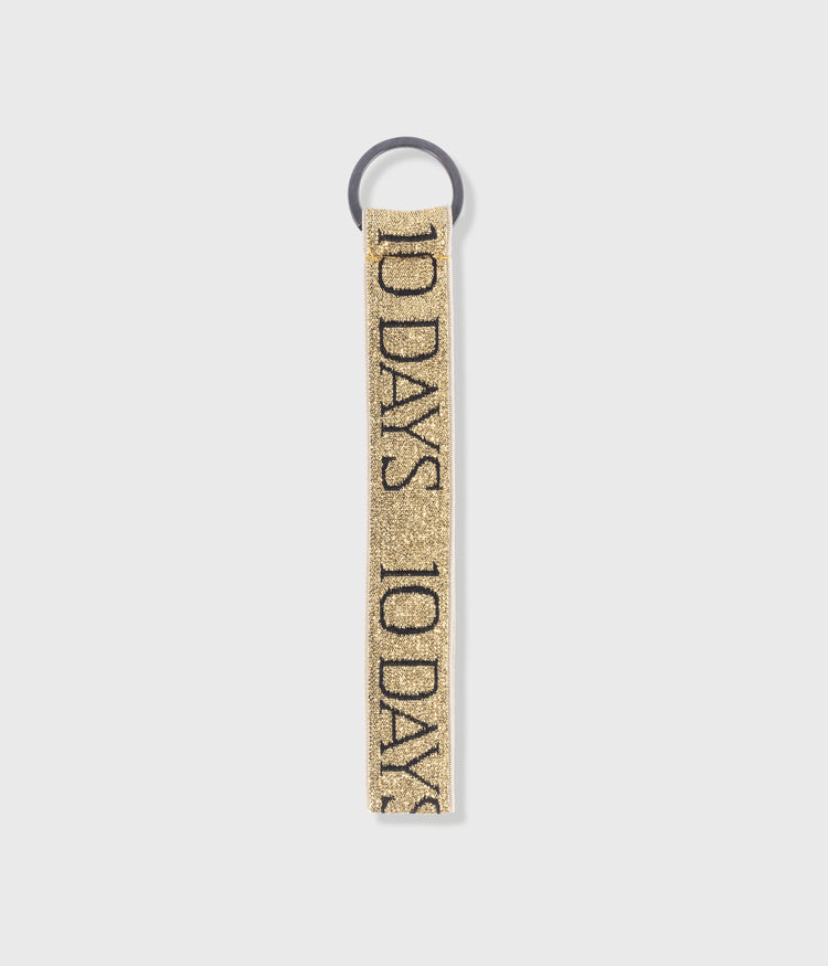 keychain lurex 10DAYS | gold