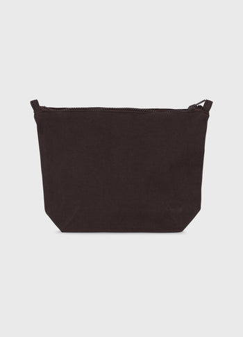 canvas 10DAYS pouch | chocolate