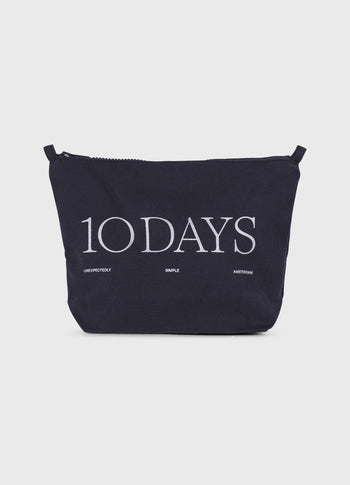 canvas 10DAYS pouch | yale blue