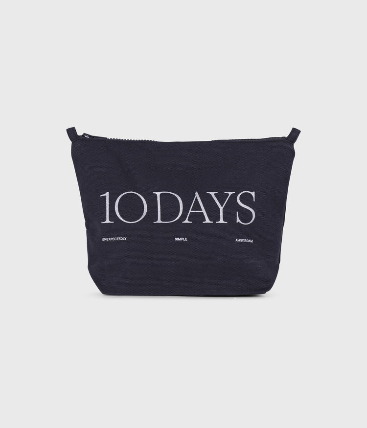 canvas 10DAYS pouch | yale blue
