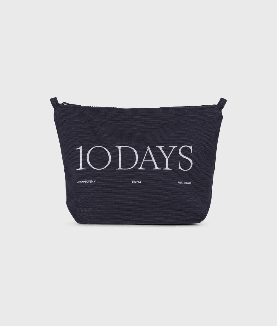 canvas 10DAYS pouch | yale blue