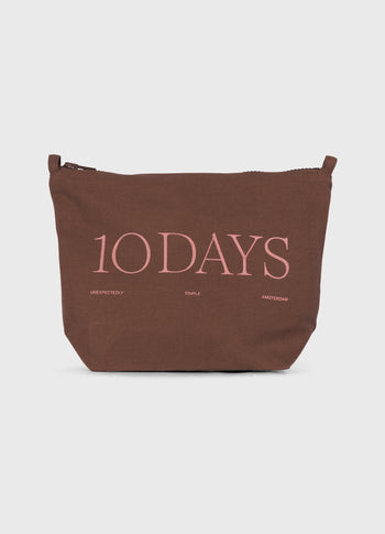 canvas 10DAYS pouch | fudge