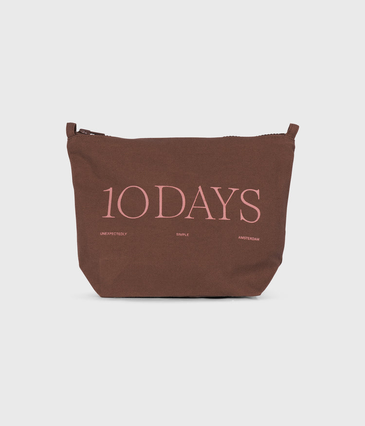 canvas 10DAYS pouch | fudge