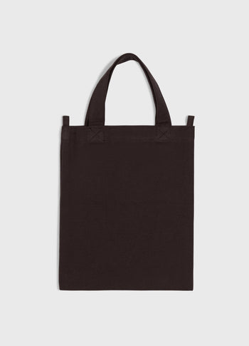 canvas 10DAYS mini shopper | chocolate