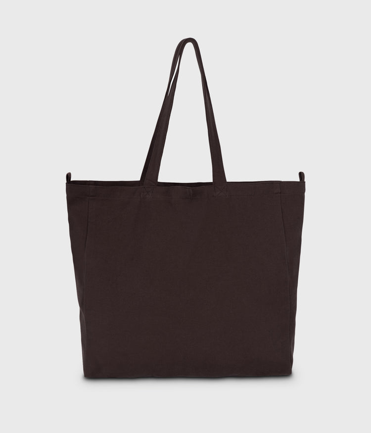 canvas 10DAYS shopper | chocolate
