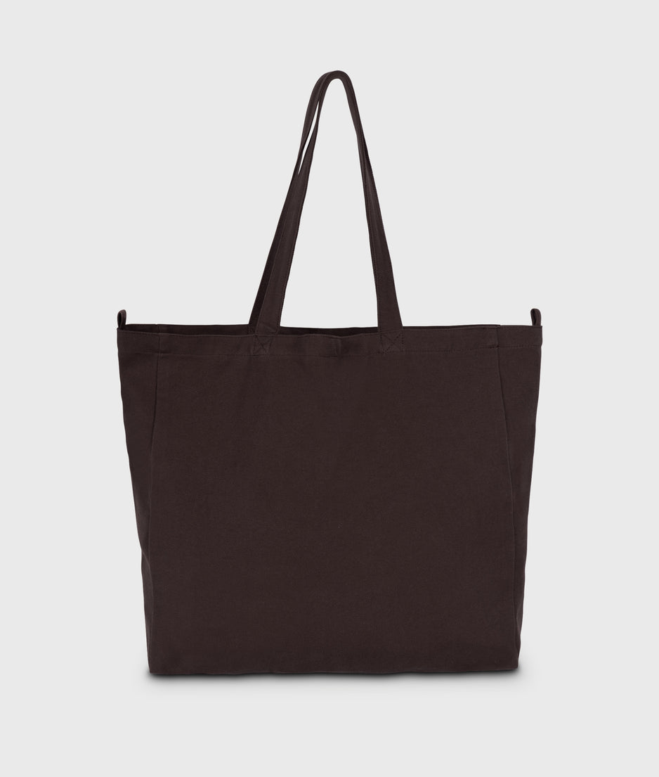 canvas 10DAYS shopper | chocolate