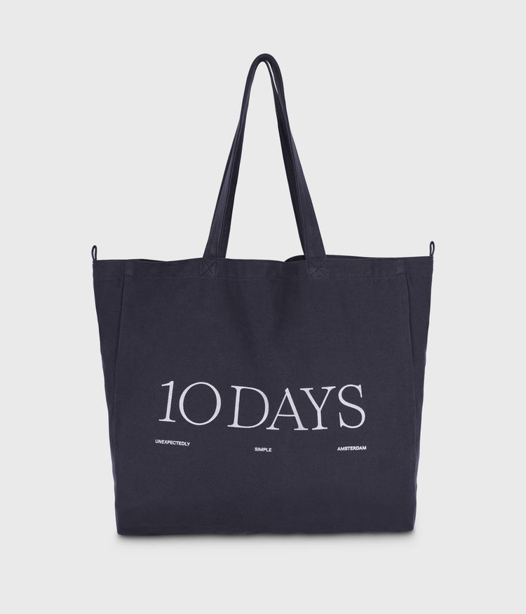 canvas 10DAYS shopper | yale blue