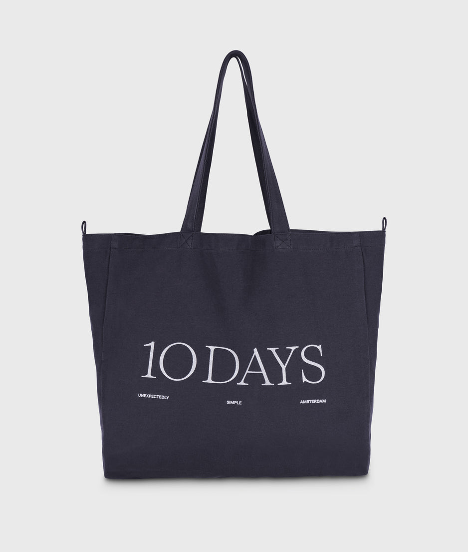 canvas 10DAYS shopper | yale blue