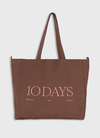 canvas 10DAYS shopper | fudge