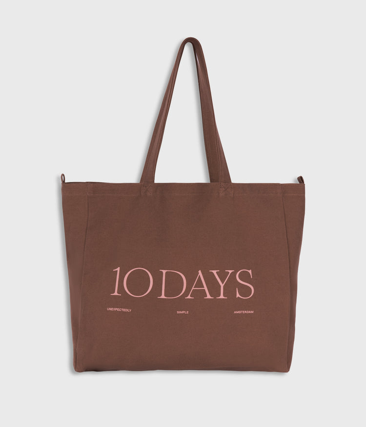 canvas 10DAYS shopper | fudge